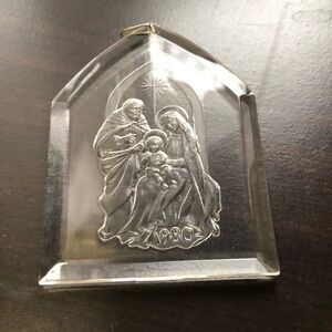 Lincoln House Christmas Treasures 1980 Nativity Scene Ornament